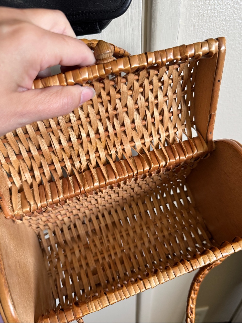 Vintage Woven Basket Bag - Picture 5 of 5